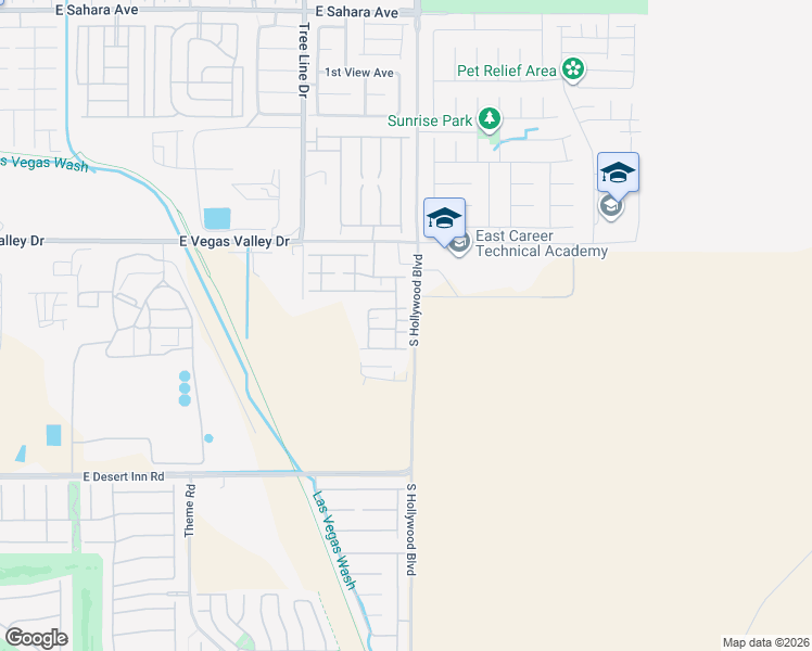 map of restaurants, bars, coffee shops, grocery stores, and more near 6581 Ozzie Harriet Avenue in Las Vegas