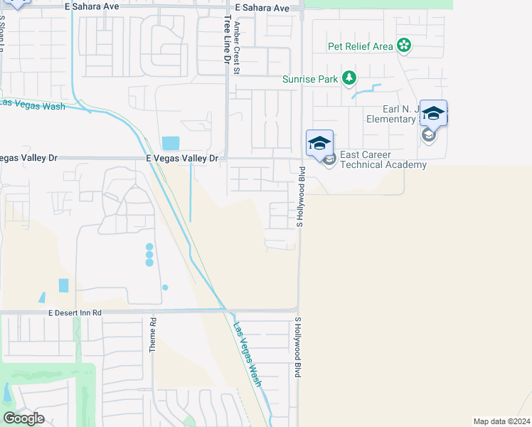 map of restaurants, bars, coffee shops, grocery stores, and more near 3047 Errol Flynn Street in Las Vegas