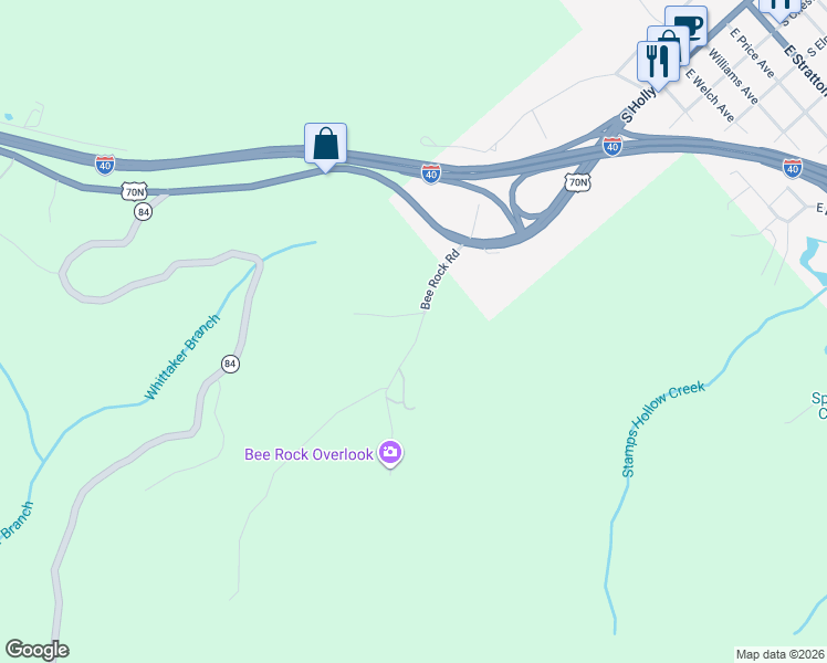 map of restaurants, bars, coffee shops, grocery stores, and more near 1323 Bee Rock Road in Monterey