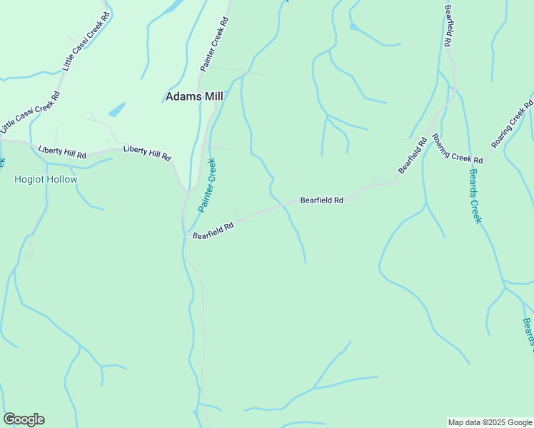 map of restaurants, bars, coffee shops, grocery stores, and more near 441 Bearfield Road in Chuckey
