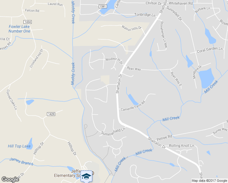map of restaurants, bars, coffee shops, grocery stores, and more near 4126 Shattalon Drive in Winston-Salem