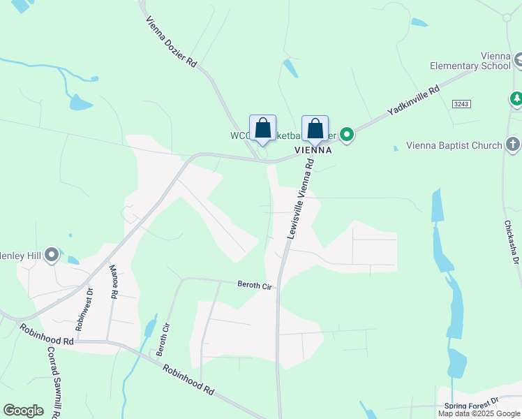 map of restaurants, bars, coffee shops, grocery stores, and more near 1760 Sherrill Street in Lewisville