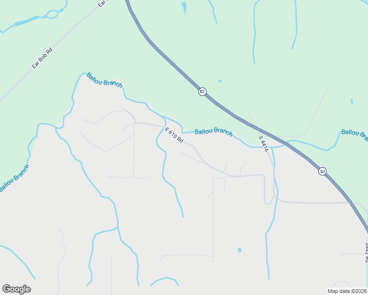 map of restaurants, bars, coffee shops, grocery stores, and more near 5881 East 610 Road in Locust Grove
