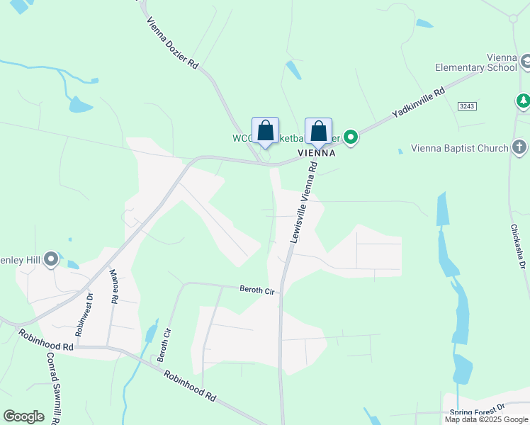 map of restaurants, bars, coffee shops, grocery stores, and more near 1760 Sherrill Street in Lewisville