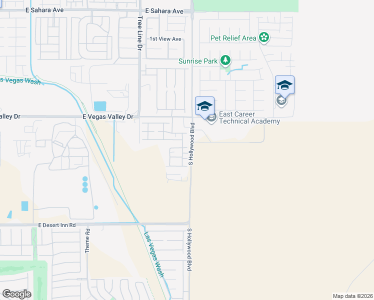 map of restaurants, bars, coffee shops, grocery stores, and more near 6581 Ozzie Harriet Avenue in Las Vegas