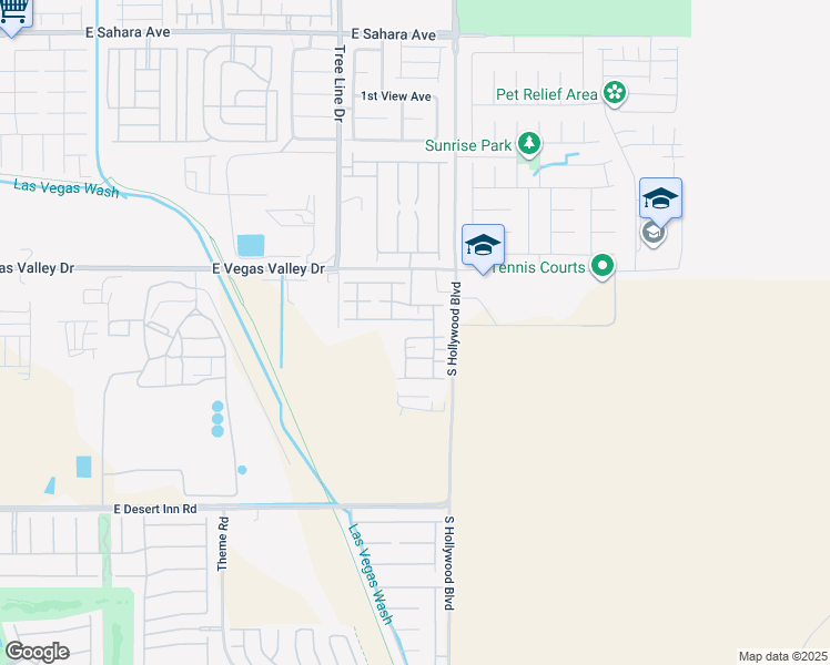 map of restaurants, bars, coffee shops, grocery stores, and more near 6530 Ozzie Harriet Avenue in Las Vegas