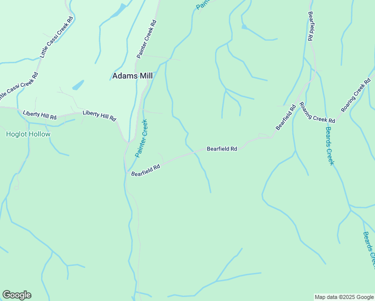 map of restaurants, bars, coffee shops, grocery stores, and more near 441 Bearfield Road in Chuckey