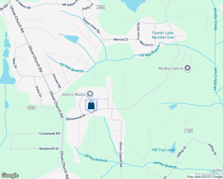 map of restaurants, bars, coffee shops, grocery stores, and more near 2251 Chipwood Lane in Winston-Salem