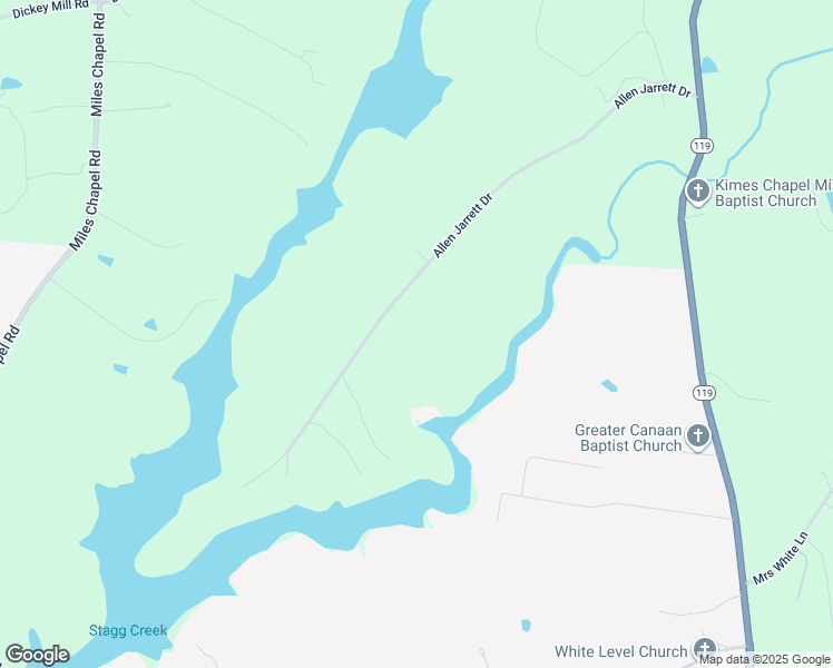 map of restaurants, bars, coffee shops, grocery stores, and more near 1833 Allen Jarrett Drive in Mebane