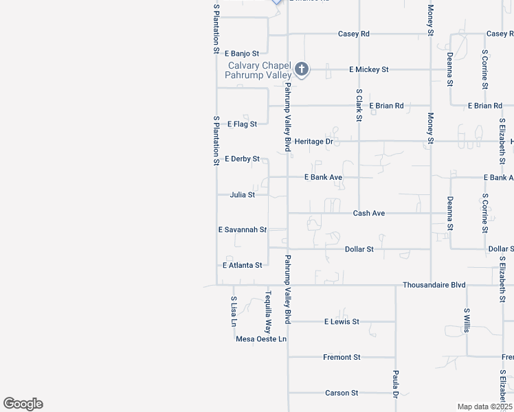 map of restaurants, bars, coffee shops, grocery stores, and more near 891 Julia Street in Pahrump