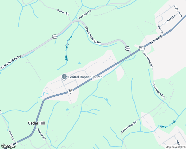 map of restaurants, bars, coffee shops, grocery stores, and more near 31 Dearstone Drive in Greeneville