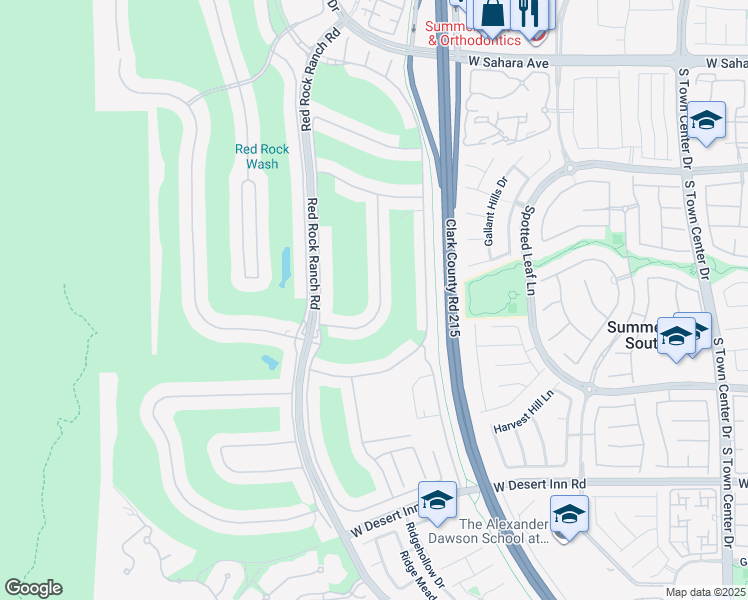 map of restaurants, bars, coffee shops, grocery stores, and more near 2967 Soft Horizon Way in Las Vegas