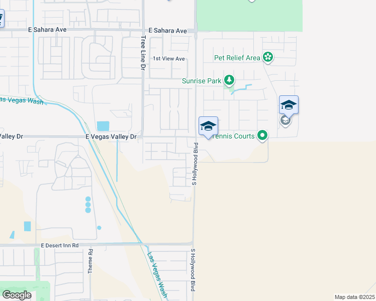 map of restaurants, bars, coffee shops, grocery stores, and more near 6580 Clara Bow Avenue in Las Vegas