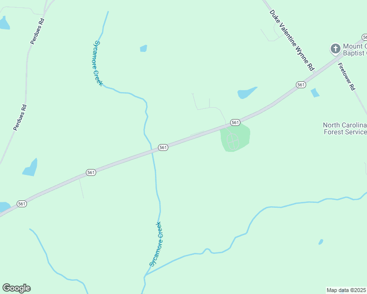 map of restaurants, bars, coffee shops, grocery stores, and more near 2104 North Carolina 561 in Louisburg