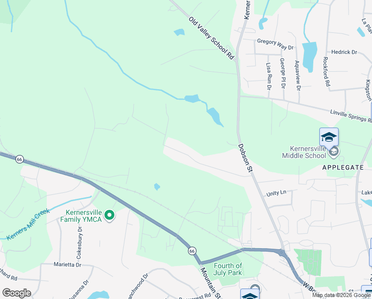 map of restaurants, bars, coffee shops, grocery stores, and more near 1123 Manorwood Drive in Kernersville