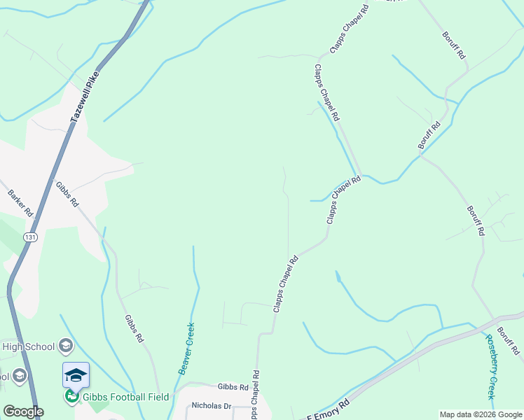 map of restaurants, bars, coffee shops, grocery stores, and more near 7821 Branson Lane in Knox County