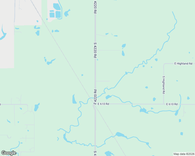 map of restaurants, bars, coffee shops, grocery stores, and more near 19054 East 608 Road in Inola