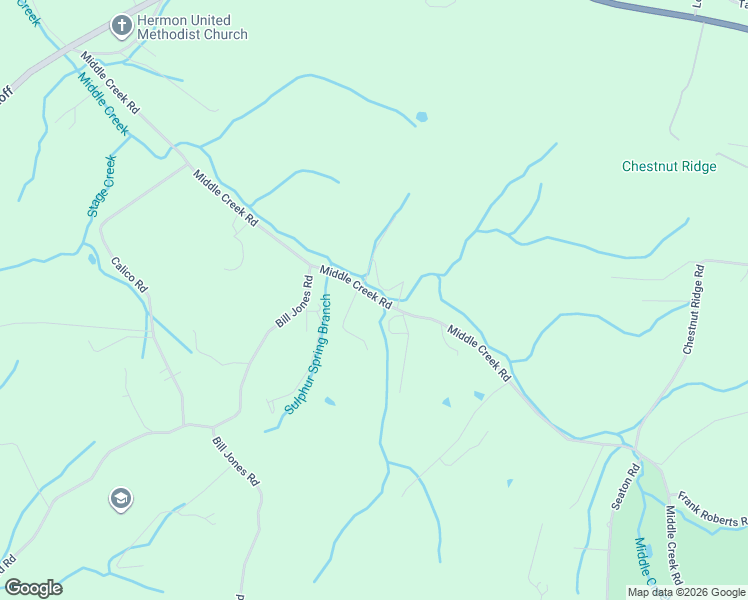 map of restaurants, bars, coffee shops, grocery stores, and more near 1000 Middle Creek Road in Afton