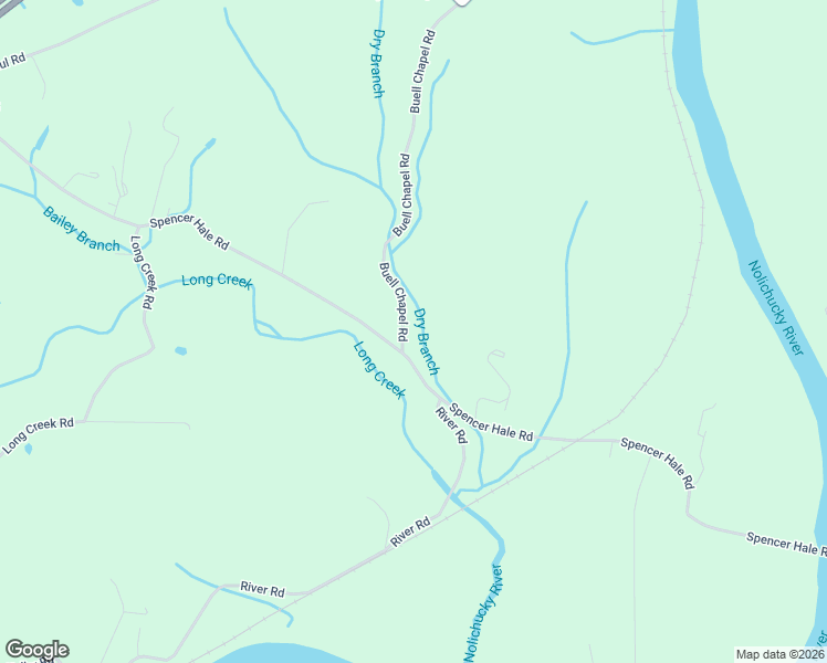 map of restaurants, bars, coffee shops, grocery stores, and more near 5525 Spencer Hale Road in Morristown