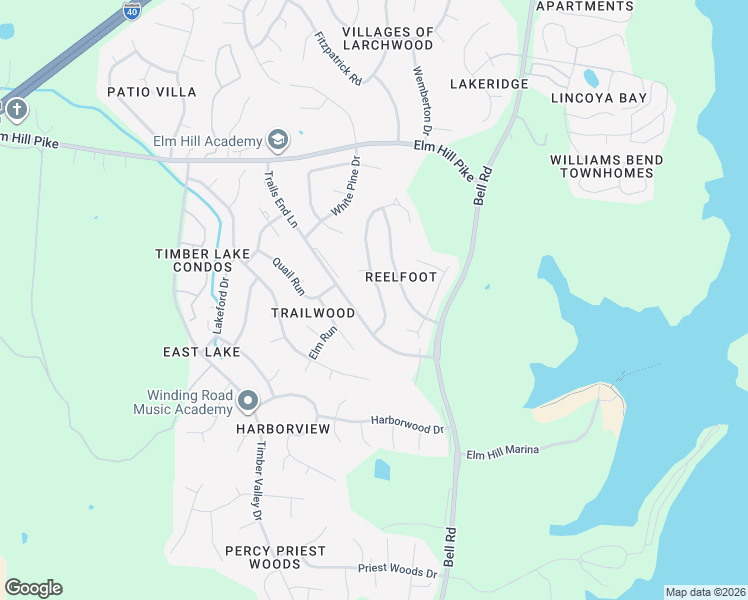 map of restaurants, bars, coffee shops, grocery stores, and more near 872 Sandburg Place in Nashville