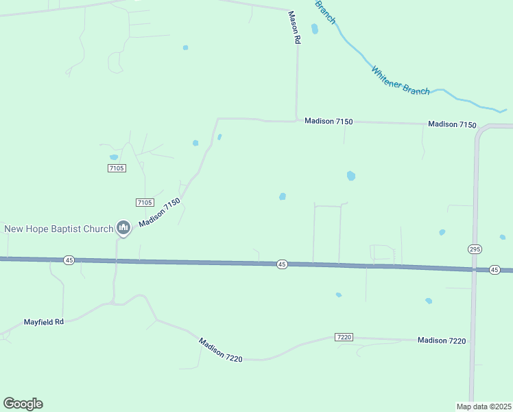 map of restaurants, bars, coffee shops, grocery stores, and more near 643 State Highway 45 in Fayetteville