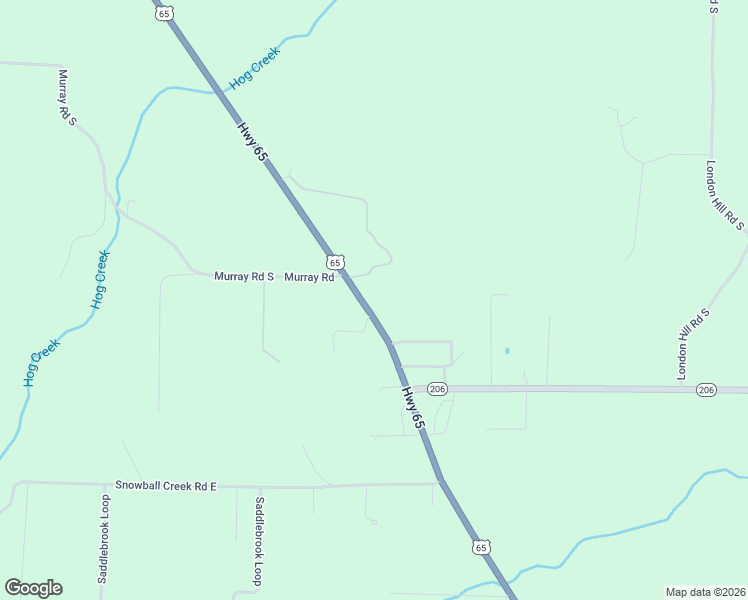 map of restaurants, bars, coffee shops, grocery stores, and more near 9131 U.S. 65 in Harrison