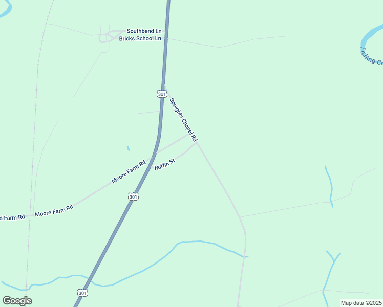 map of restaurants, bars, coffee shops, grocery stores, and more near 53 Ruffin Street in Whitakers