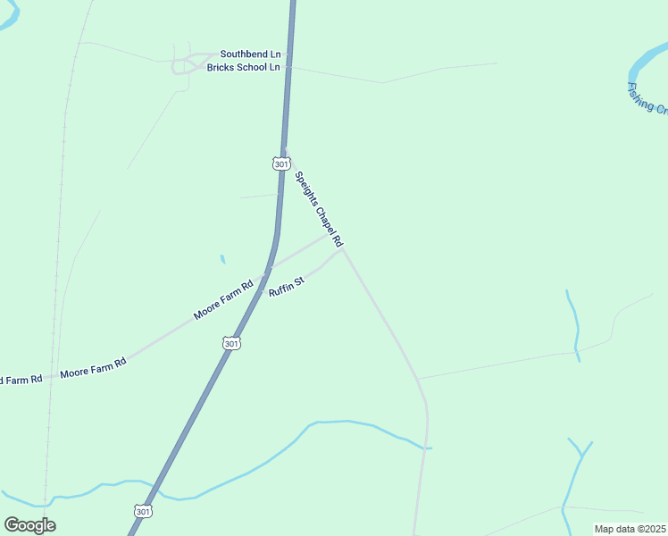 map of restaurants, bars, coffee shops, grocery stores, and more near 53 Ruffin Street in Whitakers