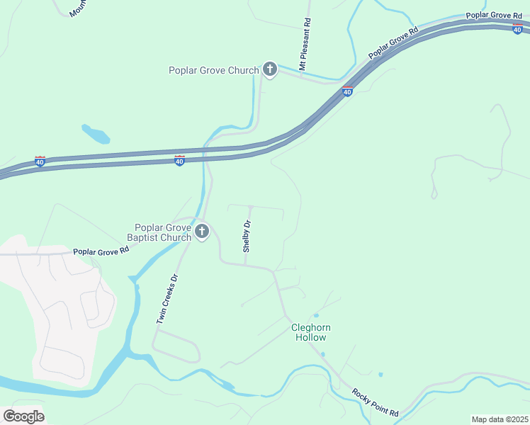 map of restaurants, bars, coffee shops, grocery stores, and more near 4051 Juanita Drive in Cookeville