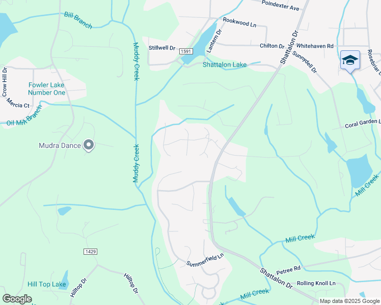 map of restaurants, bars, coffee shops, grocery stores, and more near 4125 Willow Knoll Lane in Winston-Salem