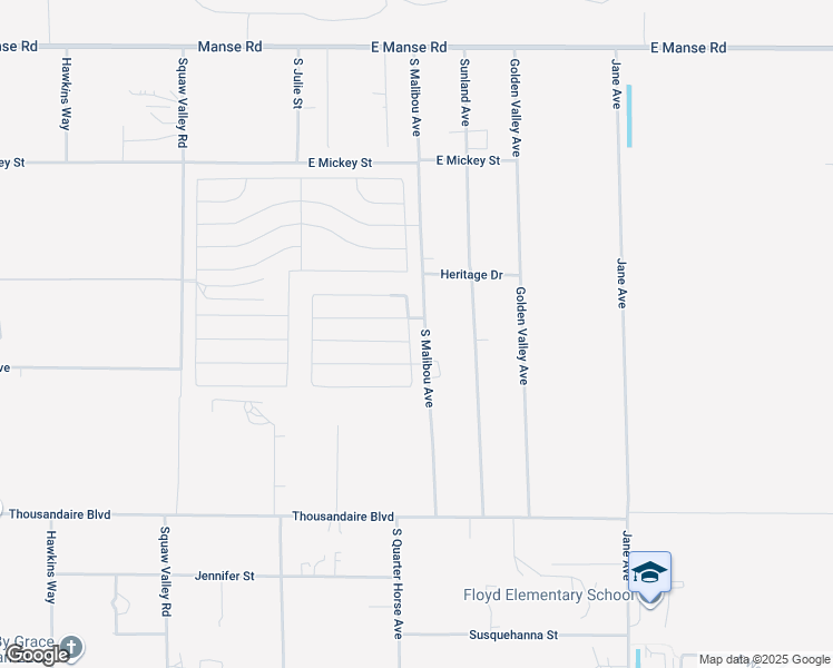 map of restaurants, bars, coffee shops, grocery stores, and more near 5599 South Dunn Street in Pahrump