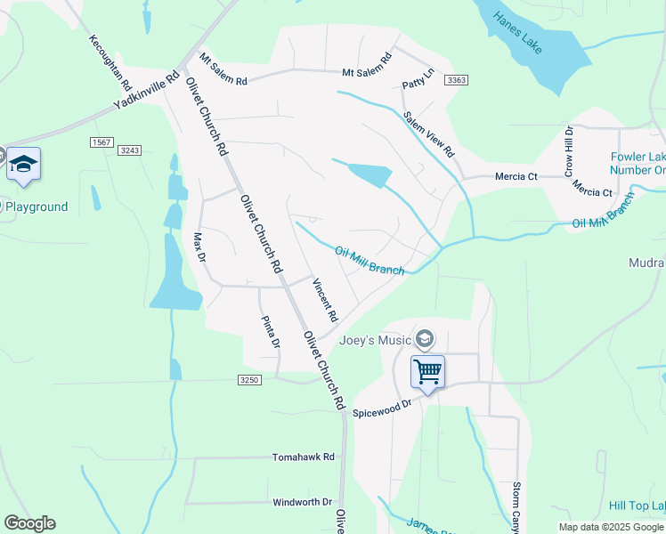 map of restaurants, bars, coffee shops, grocery stores, and more near 2406 Palo Verde Drive in Winston-Salem