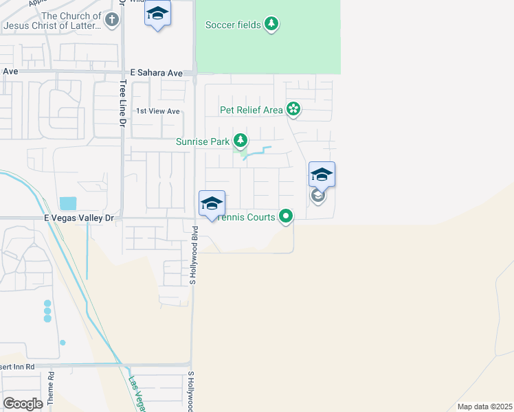 map of restaurants, bars, coffee shops, grocery stores, and more near 6762 Painted Morning Avenue in Las Vegas