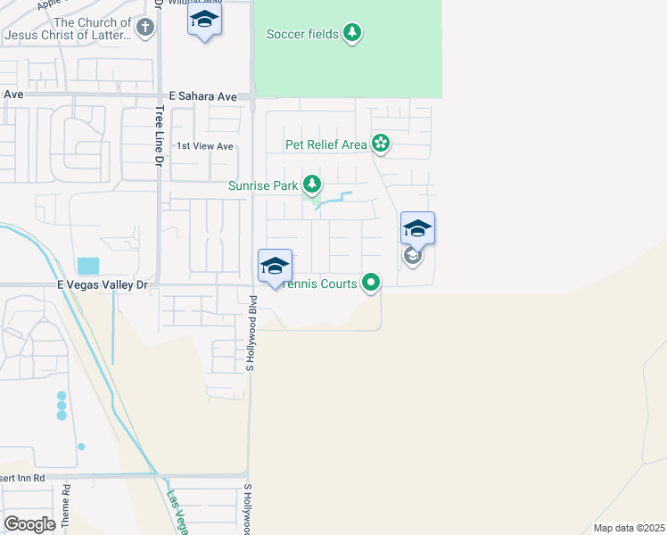 map of restaurants, bars, coffee shops, grocery stores, and more near 6762 Painted Morning Avenue in Las Vegas