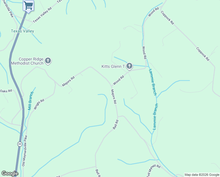 map of restaurants, bars, coffee shops, grocery stores, and more near 8429 Majors Road in Knoxville