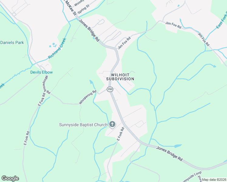 map of restaurants, bars, coffee shops, grocery stores, and more near 20 Katherine Lane in Greeneville