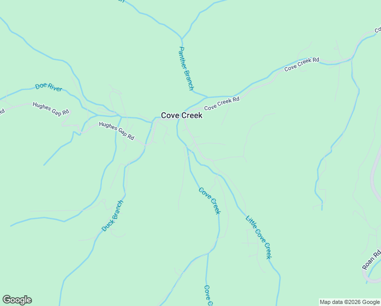 map of restaurants, bars, coffee shops, grocery stores, and more near 101 Doe Lane in Roan Mountain