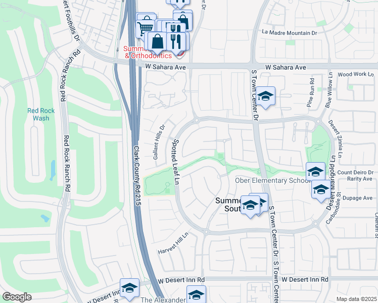 map of restaurants, bars, coffee shops, grocery stores, and more near 10932 Keymar Drive in Las Vegas