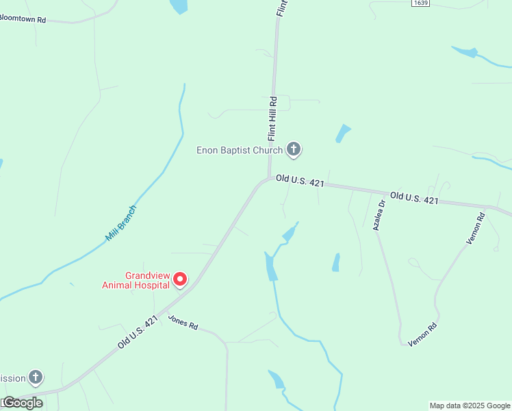 map of restaurants, bars, coffee shops, grocery stores, and more near 6216 East Old US 421 Highway in East Bend