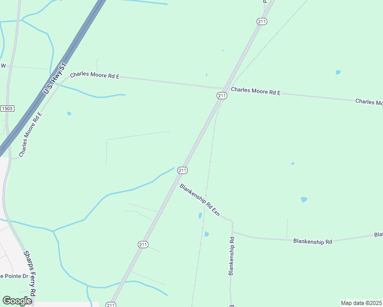 map of restaurants, bars, coffee shops, grocery stores, and more near 11001-11399 Highway 211 in Newbern