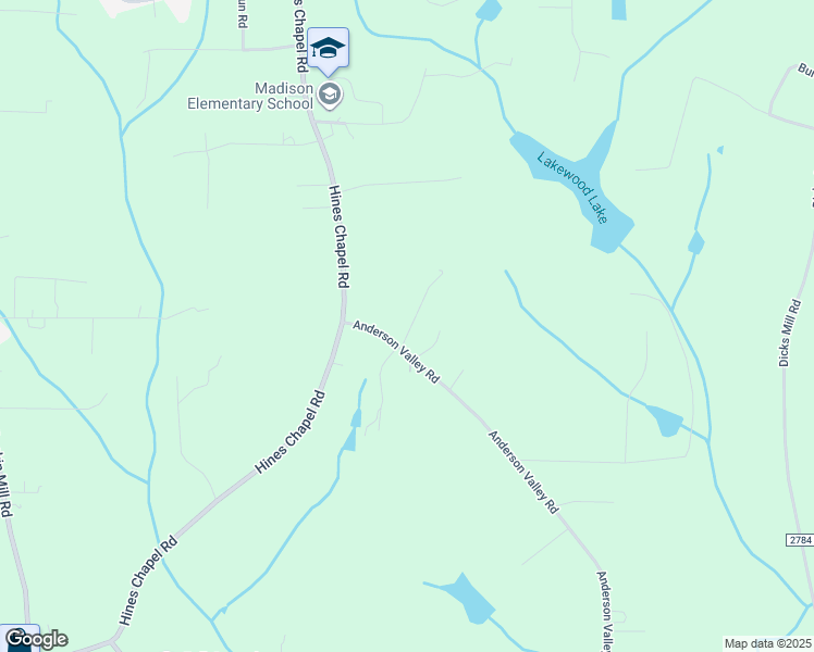 map of restaurants, bars, coffee shops, grocery stores, and more near 3540 Anderson Valley Road in McLeansville