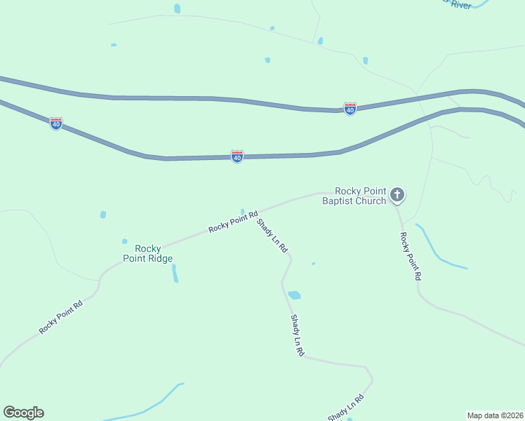 map of restaurants, bars, coffee shops, grocery stores, and more near 7313 Rocky Point Road in Cookeville