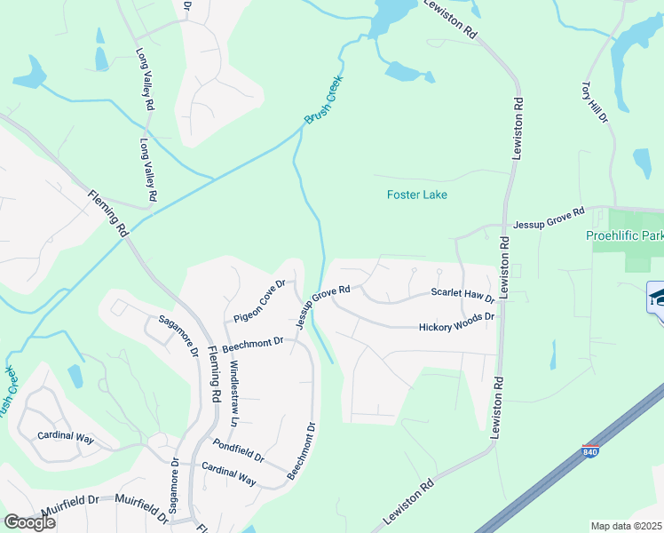 map of restaurants, bars, coffee shops, grocery stores, and more near 5115 Mountain Ash Court in Greensboro