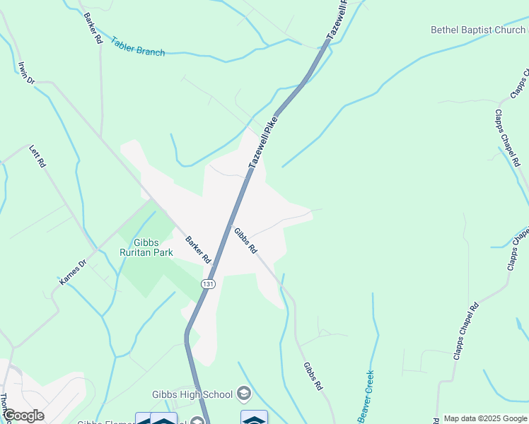 map of restaurants, bars, coffee shops, grocery stores, and more near 8011 Branson Road in Corryton