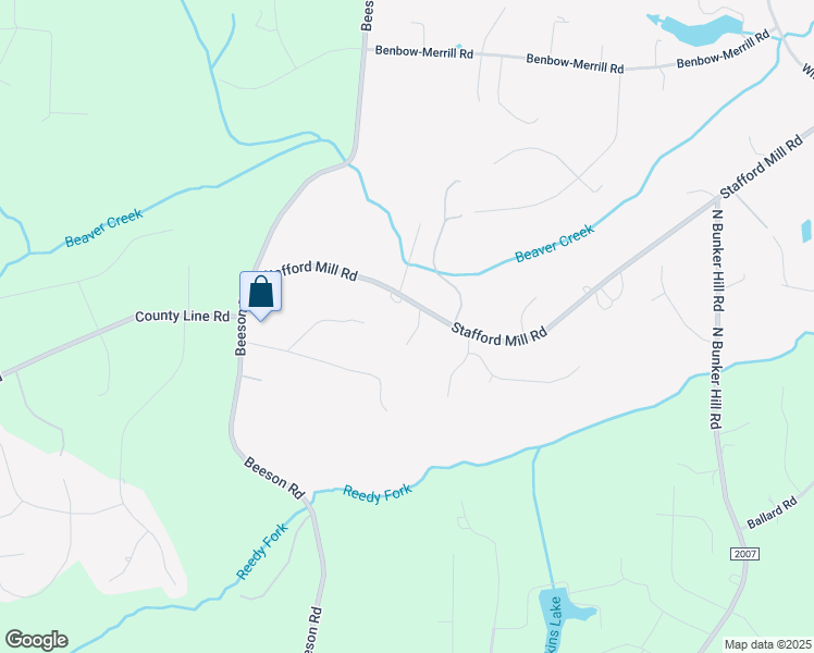 map of restaurants, bars, coffee shops, grocery stores, and more near 4409 Stafford Glen Court in Oak Ridge