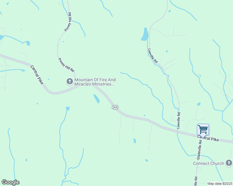 map of restaurants, bars, coffee shops, grocery stores, and more near 13529 Central Pike in Mt. Juliet
