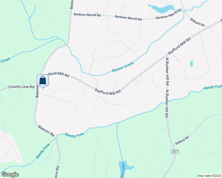 map of restaurants, bars, coffee shops, grocery stores, and more near 601 Stafford Pointe Court in Oak Ridge