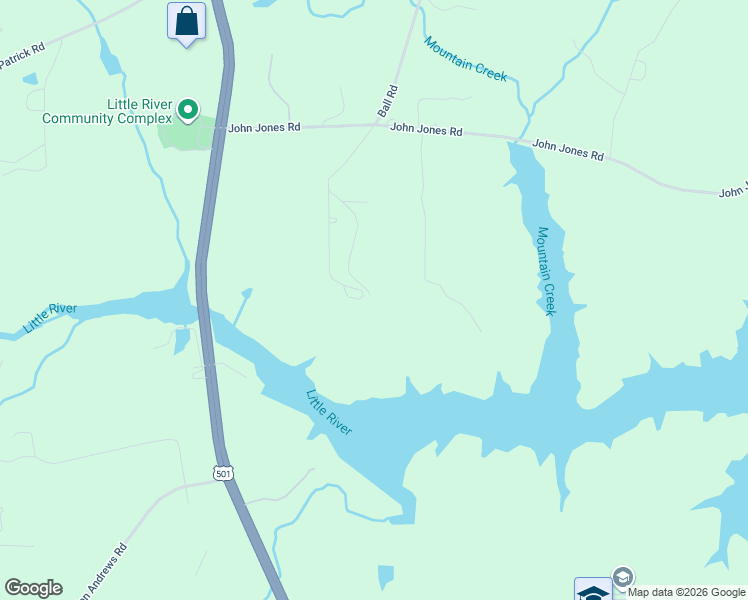 map of restaurants, bars, coffee shops, grocery stores, and more near 7210 Ball Road in Bahama