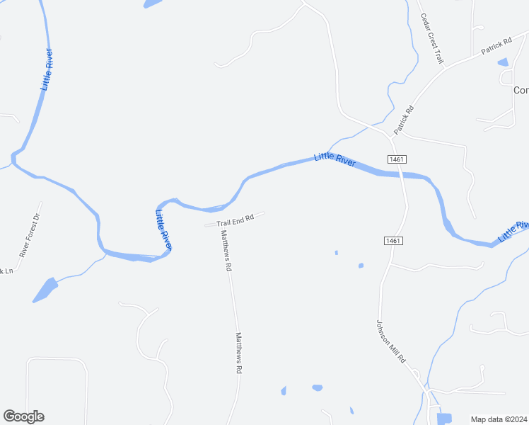 map of restaurants, bars, coffee shops, grocery stores, and more near 1906 Trail Two in Durham