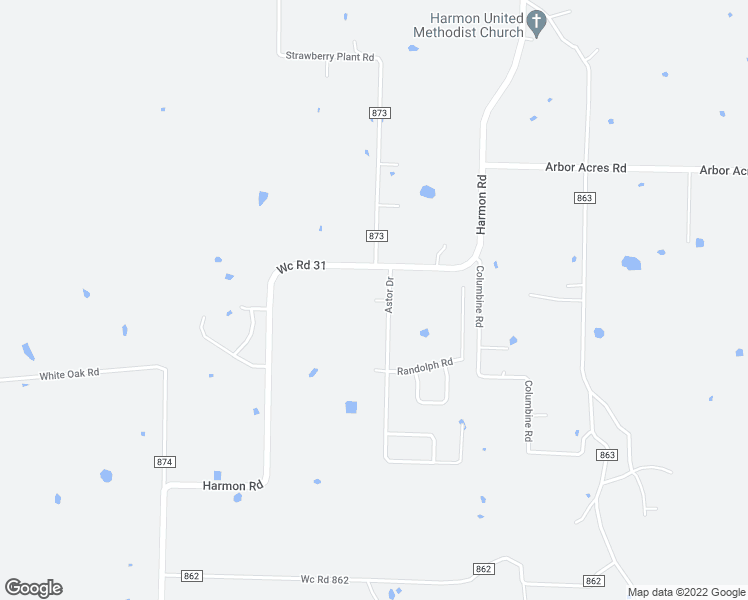 map of restaurants, bars, coffee shops, grocery stores, and more near Macy Lane in Fayetteville
